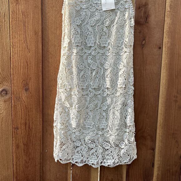JOIE VIONNE CROCHET LACE Cream DRESS NWT Size Small MSRP $198 - Picture 7 of 16